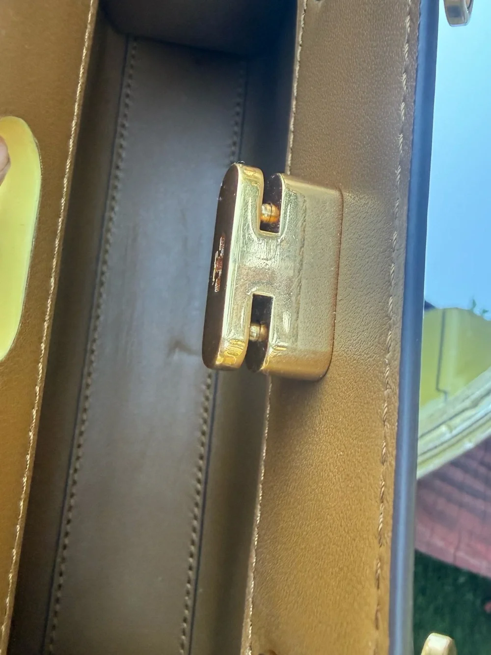 Tory Burch Lemon Yellow Top-Handle Satchel with Gold Hardware